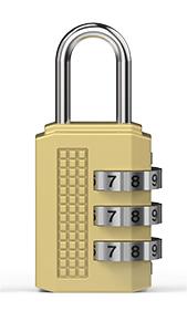 Zinc Alloy Combination Lock 01B