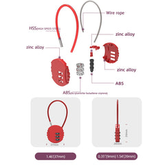 Zinc Alloy Combination Lock 01U