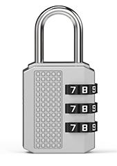 Zinc Alloy Combination Lock 02B