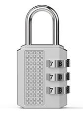 Zinc Alloy Combination Lock 02B