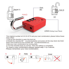 Zinc Alloy Combination Lock 02H3