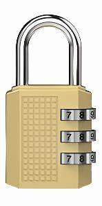 Zinc Alloy Combination Lock 03B