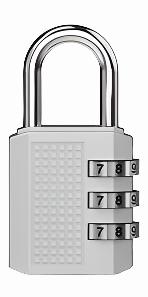 Zinc Alloy Combination Lock 03B