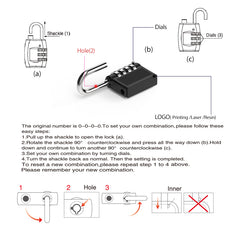 Zinc Alloy Combination Lock 04BL