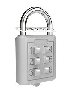 Zinc Alloy Combination Lock 06S