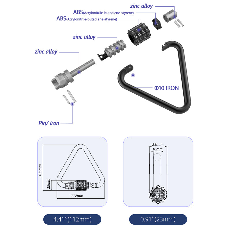 Outdoor Combination Lock 10A