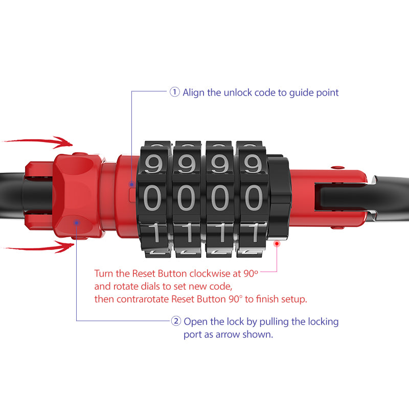 Outdoor Combination Lock 10B