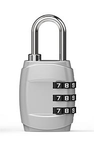 Zinc Alloy Combination Lock 25N