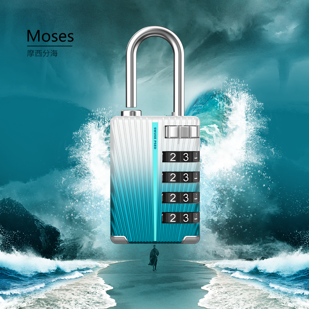 Zinc Alloy Combination Lock 844H