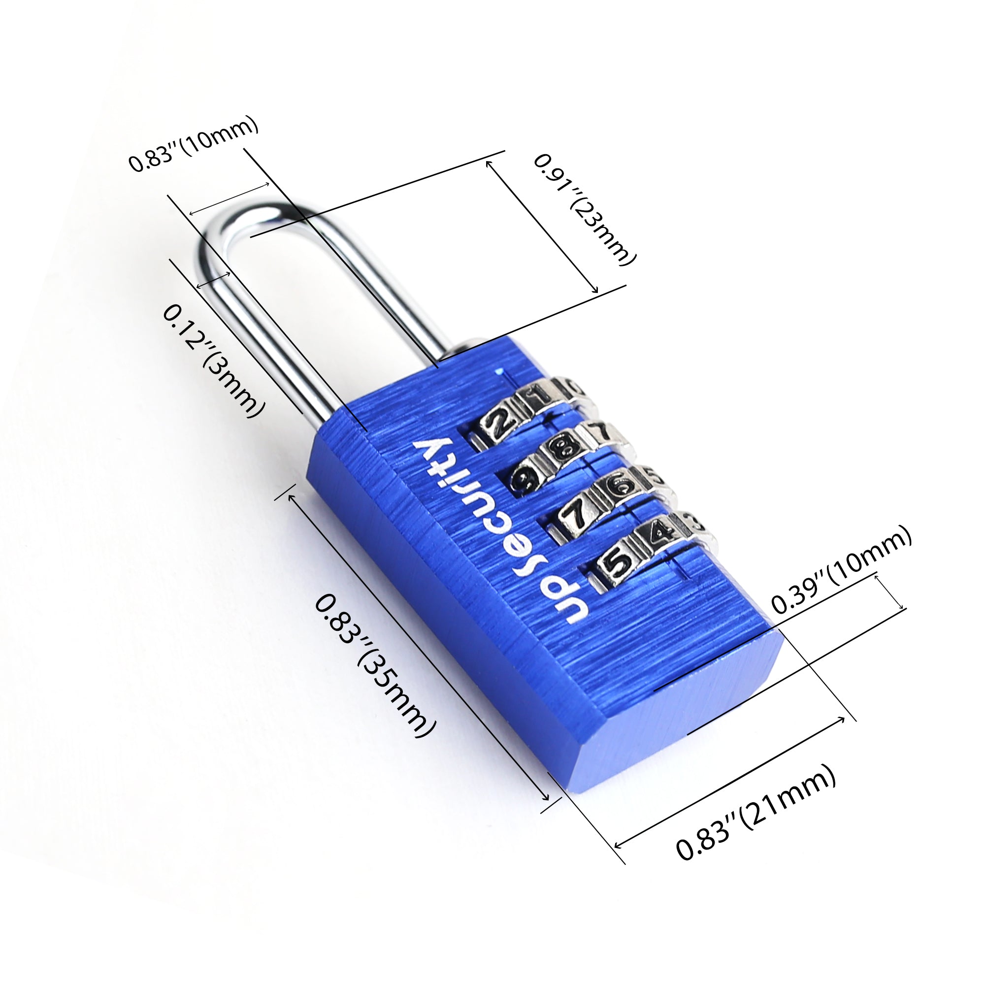 Aluminium Alloy Combination Lock 214C